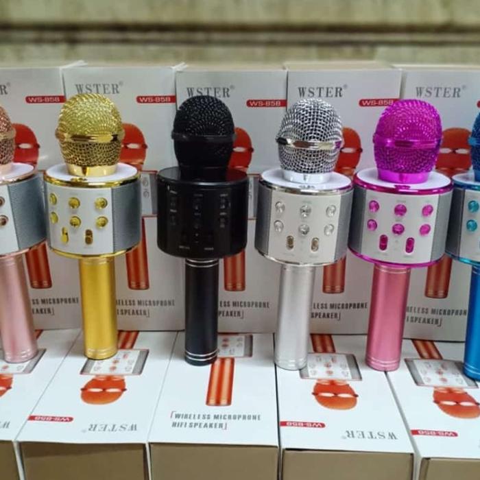 mic bluetooth karaoke mix music box musik bok sedia mic bluetooth