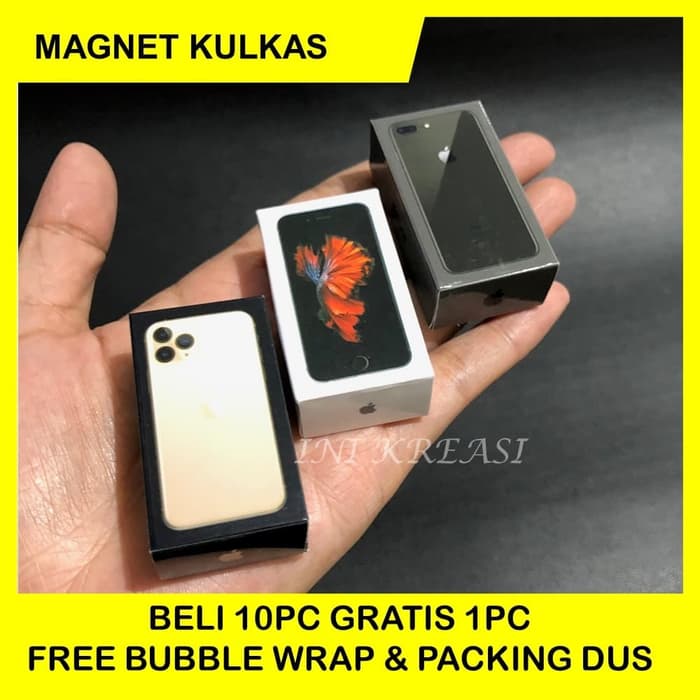 Magnet kulkas miniature dus iPhone, iPad, MacBook air action figure / action figure naruto / action figure avatar / action figure doraemon BISA COD