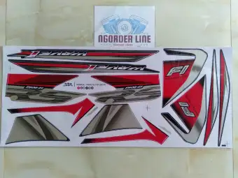 Striping Stiker Lis Variasi Motor Honda Revo Fi Wave Rs 110 3