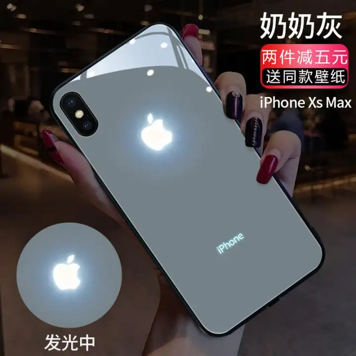 Apple Id X Casing Hp Bercahaya Iphone X Model Baru Iphone Kaca Xs Max Lampu Menyala Panggilan Masuk Kontrol Suara Iphone Xr Lazada Indonesia