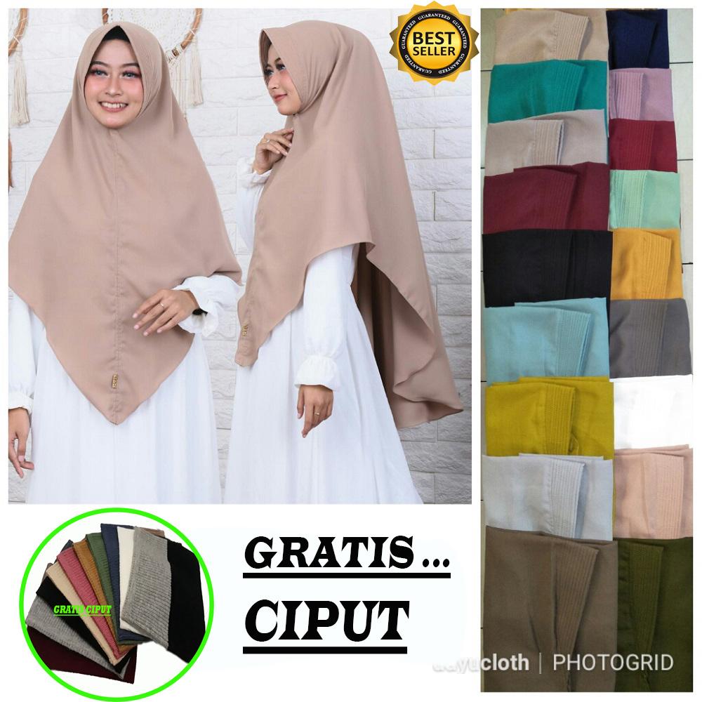 B & R SHOP - Kerudung LV WOLLYCREPE Murah / Jilbab Bahan WOLLYCREPE BNR Model LV Terbaru 2019 / Khimar LV BNR / Kerudung BNR Murah / Hijab BNR Terbaru WOLLYCREPE / Kerudung GRATIS CIPUT DALAMAN JILBAB