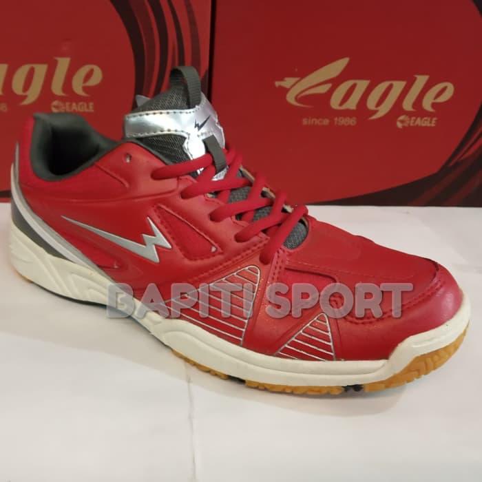 Sepatu Badminton Eagle Marcus Red