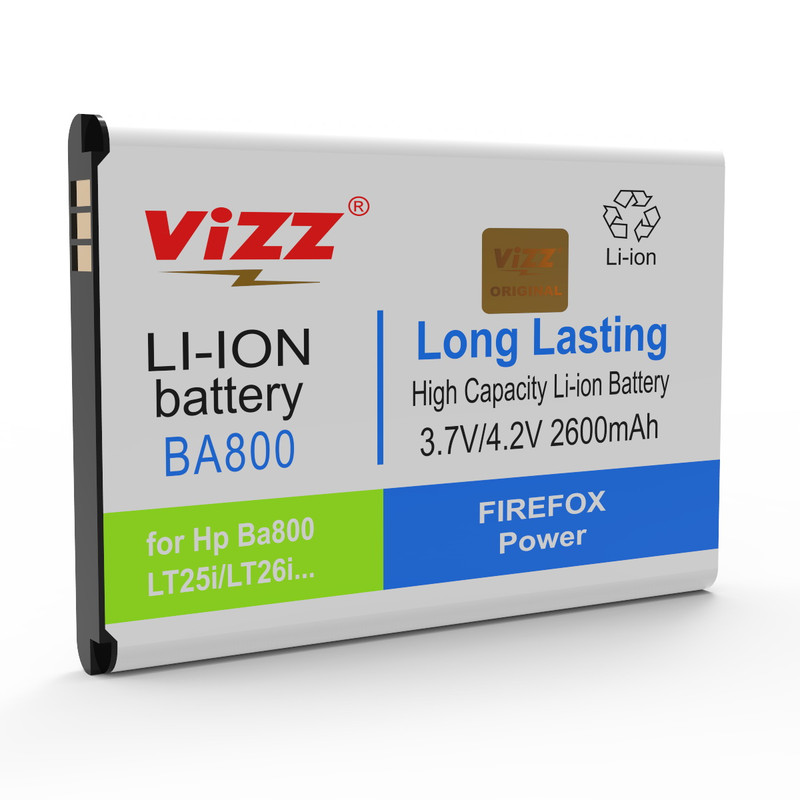 Vizz Double Power Battery Batre Baterai Vizz Sony BA800 V S LT25i LT26i ...