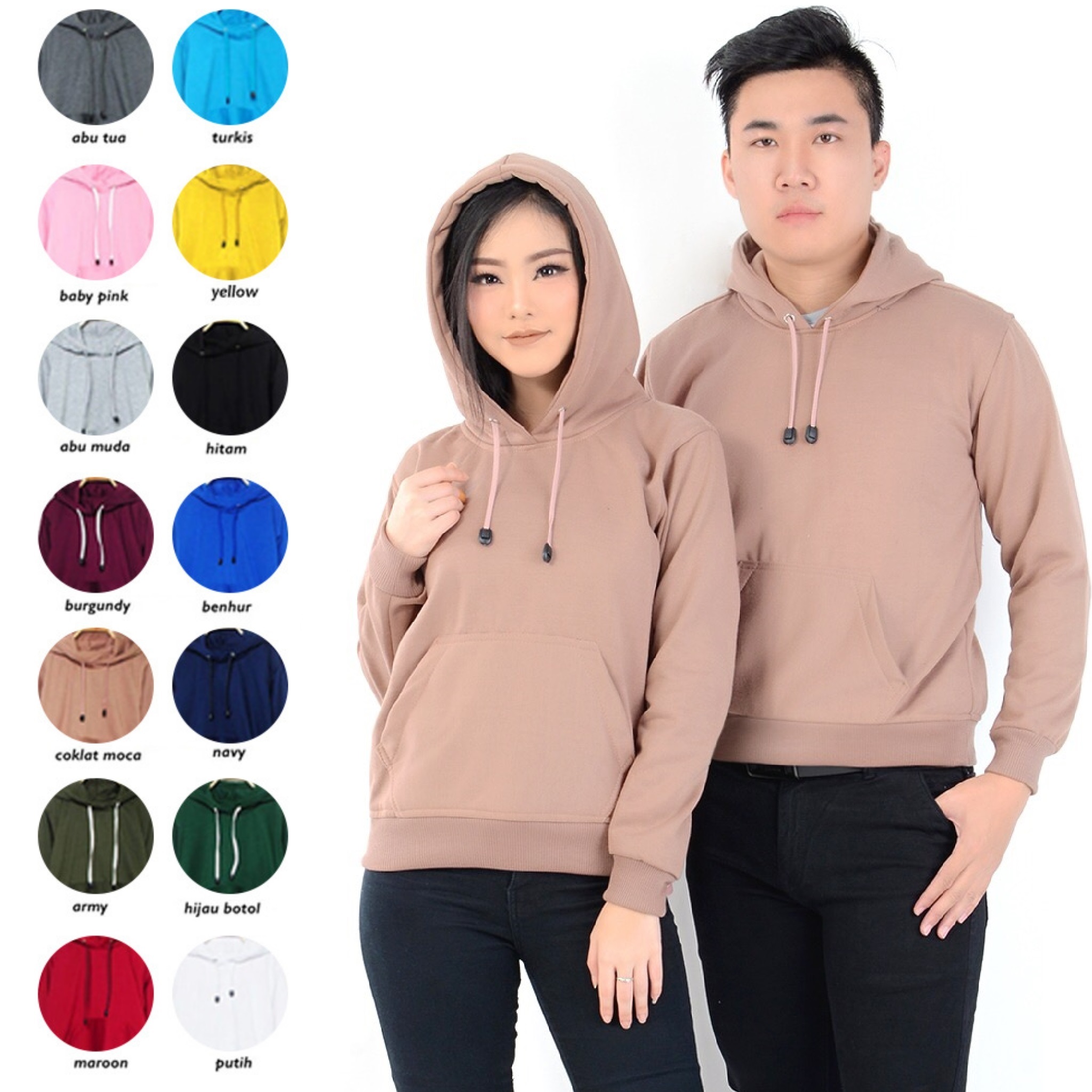 TopOne88 Jaket Jumper Hoodie Sweater Polos Unisex Murah