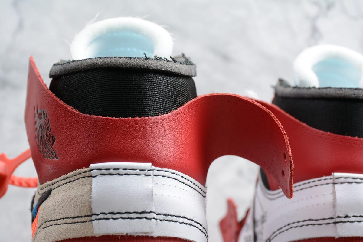 off white air jordan 1 red