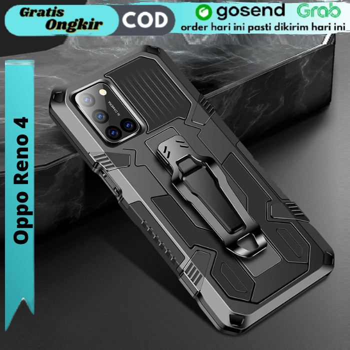 BAPAU Case Oppo Reno 4G Hardcase Ultimate Military Grade