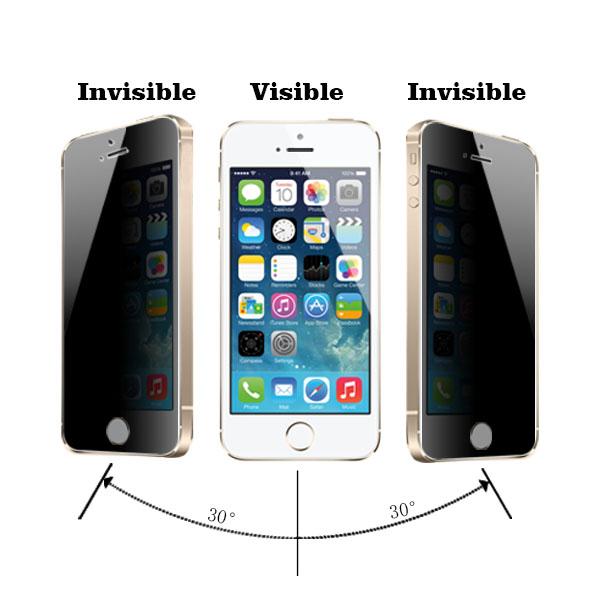 ANTI SPY SCREEN GUARD FOR IPHONE 5 - IPHONE 5G - IPHONE 5S - IPHONE 5SE ( BELI 1 DAPAT 2 PCS LANGSUNG )