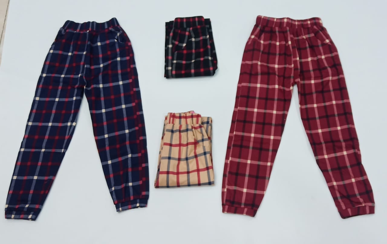 3 PCS CELANA JOGER ANAK MOTIF KOTAK 
