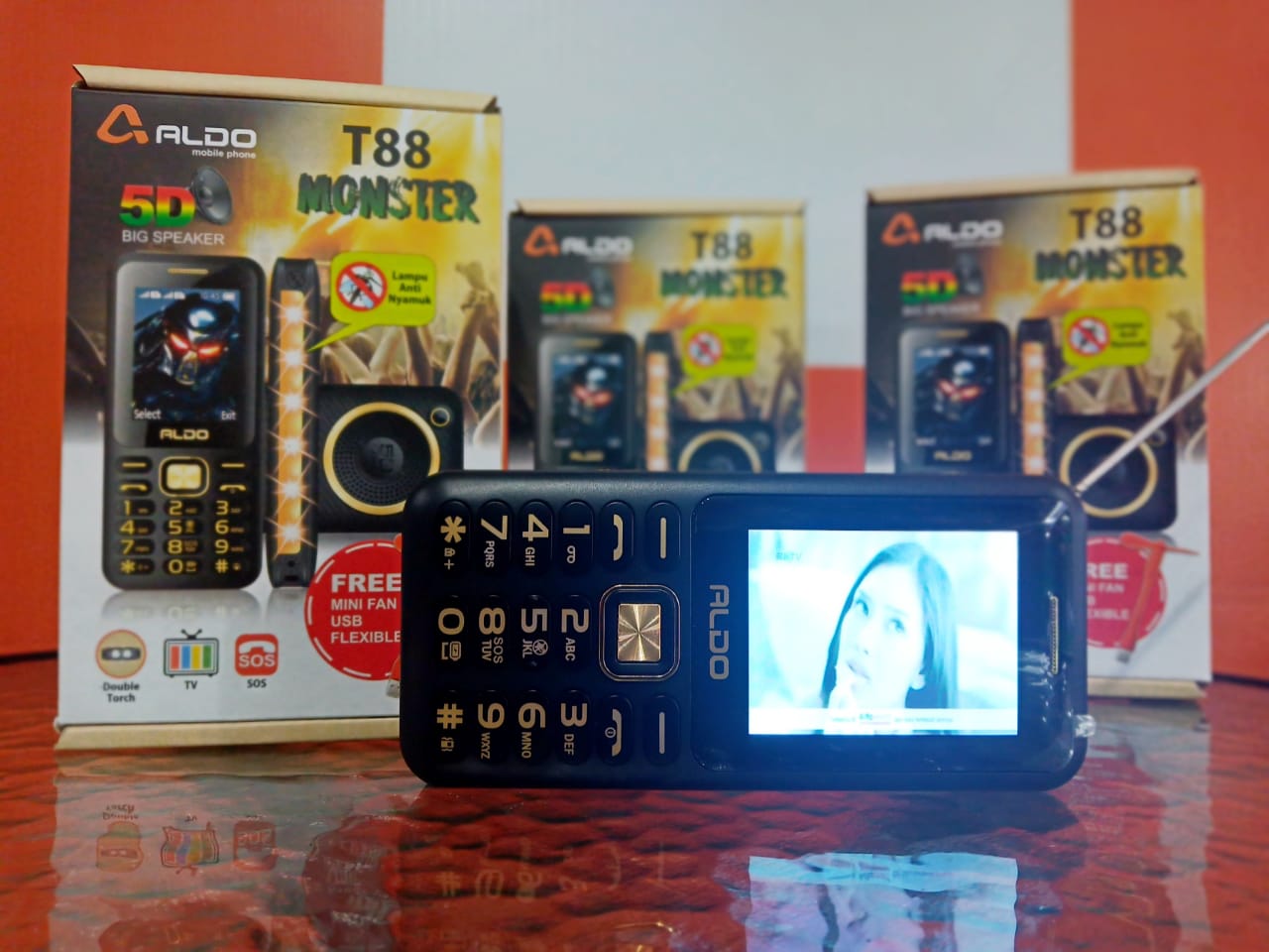 Aldo T88 Monster Hp Multifungsi Bisa Tv Bisa Powerbank Kipas Angin Anti Nyamuk Lazada Indonesia