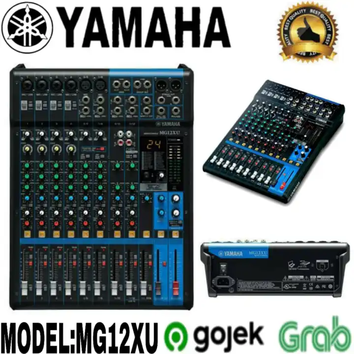 Audio Mixer Yamaha Mg 12xu Mg12xu 12 Channel Lazada Indonesia