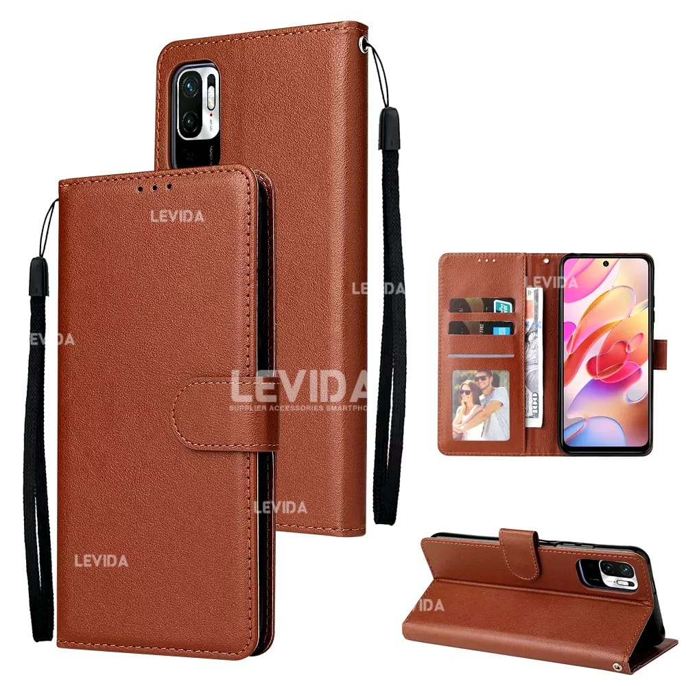 Vivo T1 5G Vivo Y75 5G Vivo V15 Pro Vivo V23E Flip Cover Kulit Leather