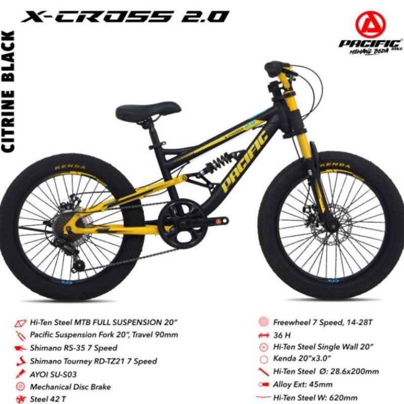 Frame sepeda full suspension 2024 murah