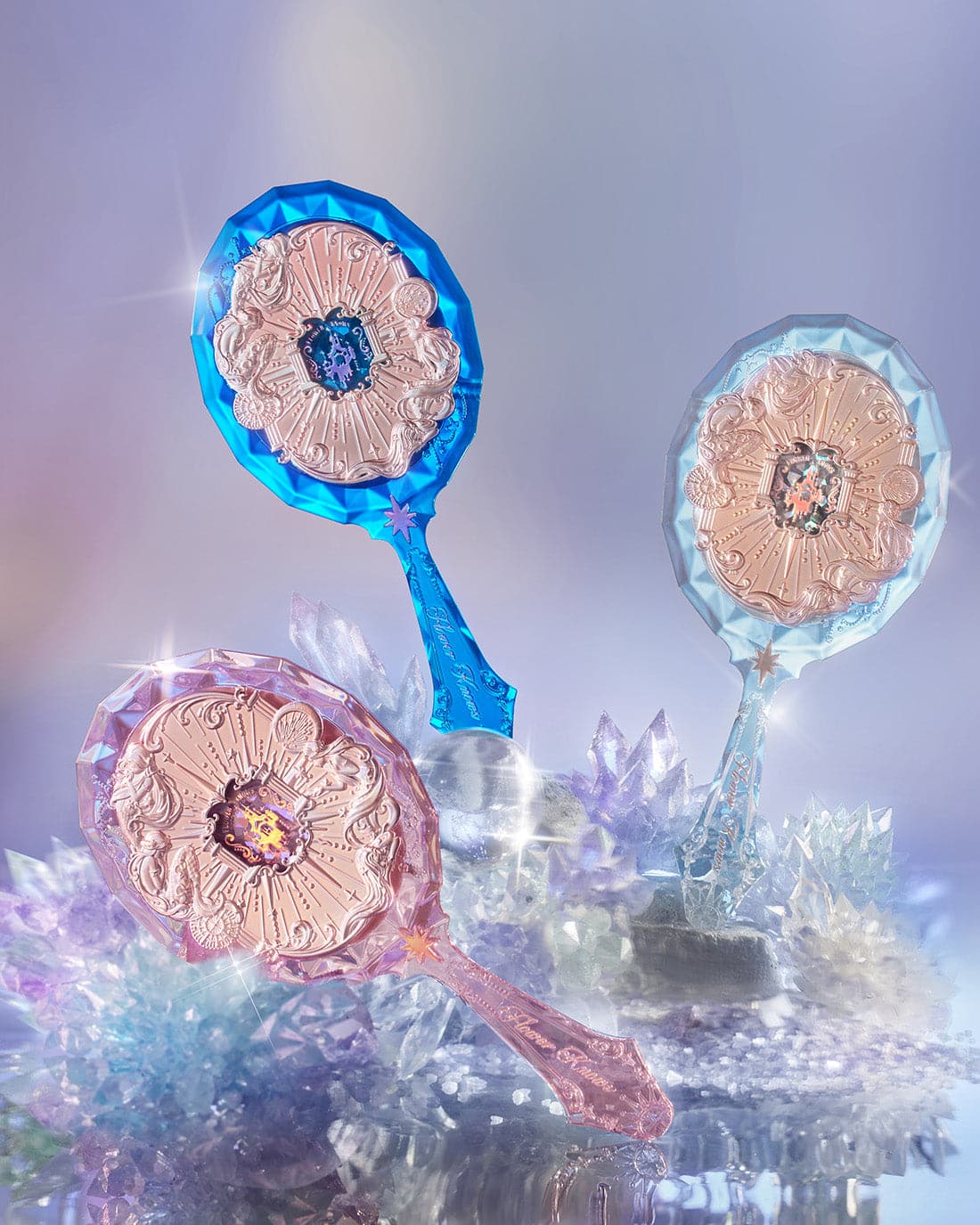 FLOWER KNOWS Moonlight Mermaid Hand Mirror (Kaca / Cermin Rias / Makeup)  PEARL / BLUE / BLUE CRYSTAL FLOWER KNOW FLOWERKNOW FLOWERKNOWS LIMITED  EDITION Original | Lazada Indonesia
