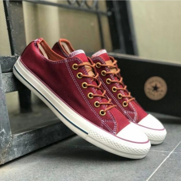 tan low top converse