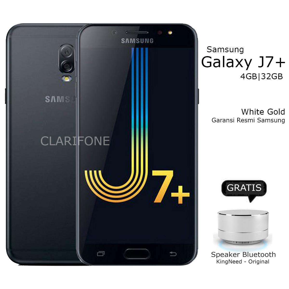Samsung Galaxy J7 Plus C710 - 4/32 GB - 4G LTE - Garansi Resmi - Black
