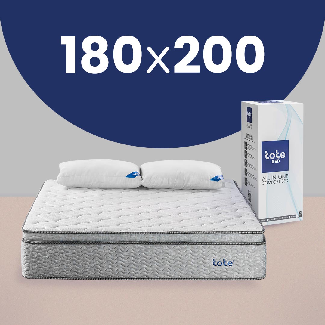 Tote Euro Latex™ Pillow Top Spring Bed / Vacuum Mattress / Kasur Box