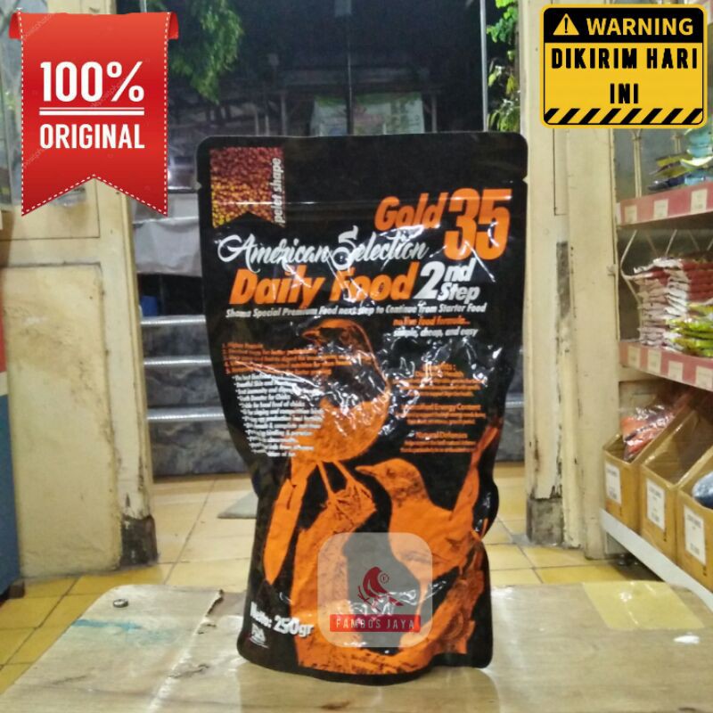Pakan Ams Dialy Food American Selection Gold 35 2nd Step Voer Harian Murai Batu Lazada Indonesia