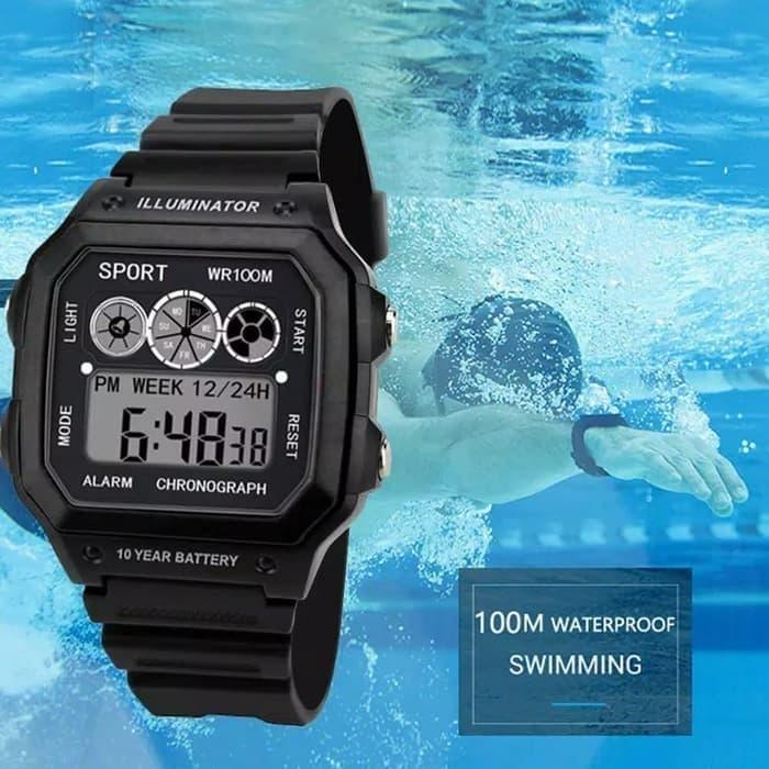 Jam Tangan Pria Military Army Sport Led 