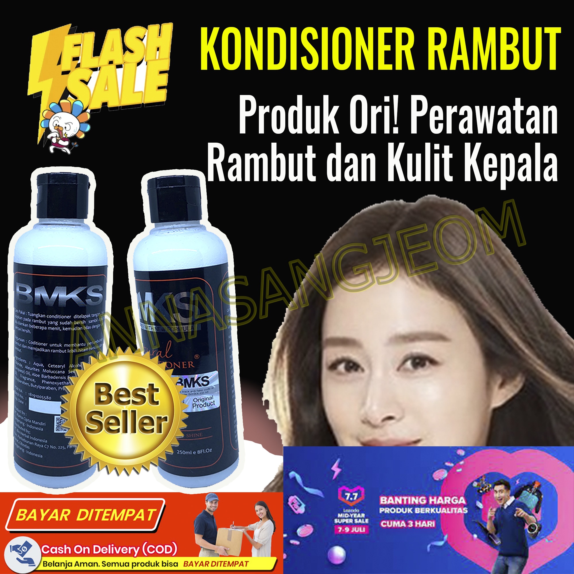 BMKS Conditioner Kondisioner Perawatan Rambut Conditioner Rambut