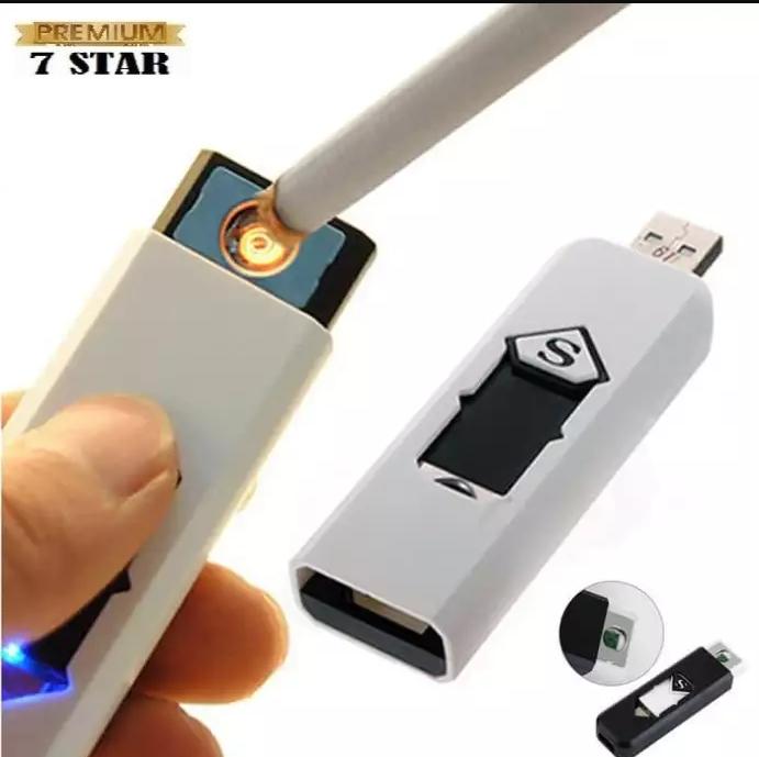 Promo Original Korek Elektrik Korek Api Unik Usb Cigarette Lighter 7star - Mancis Elektrik Random Color By 7star Id.