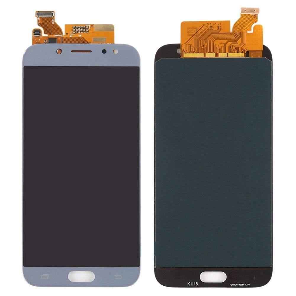 Asli Super AMOLED Bagian Pengganti LCD untuk Samsung Galaxy J7 PRO 2017 J730 Layar LCD + Sentuh Layar Digitalisasi Perakitan