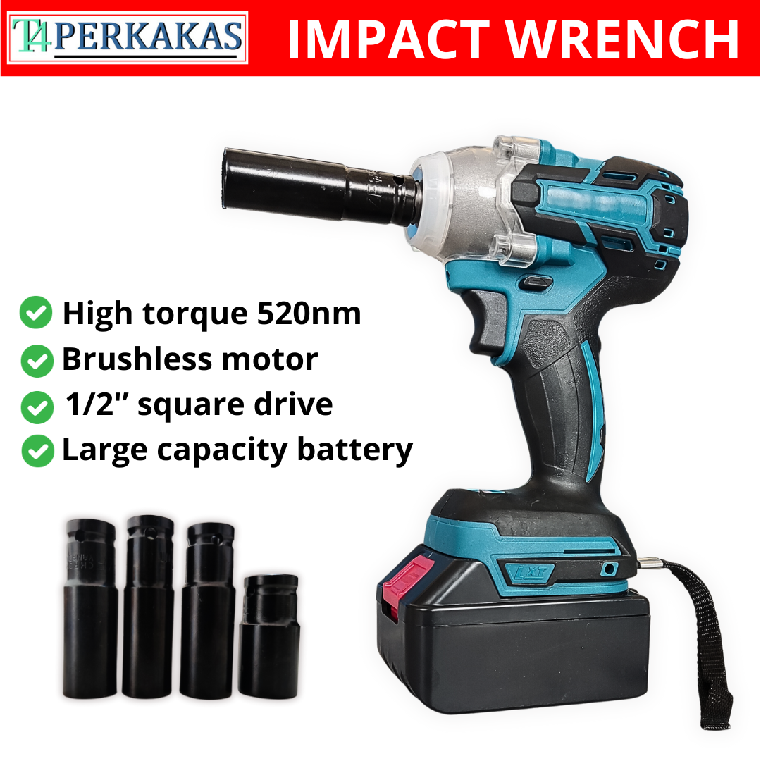Kunci Roda Impact 21 Volt Pembuka Baut Roda Portable Bor Pembuka Baut ...