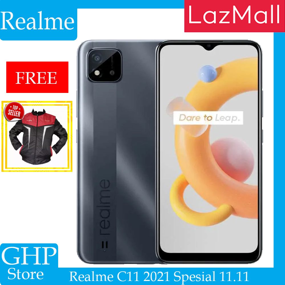 Hp realme C11 4/64 dan 2/32GB [5000mAh Massive Battery, 6.5\