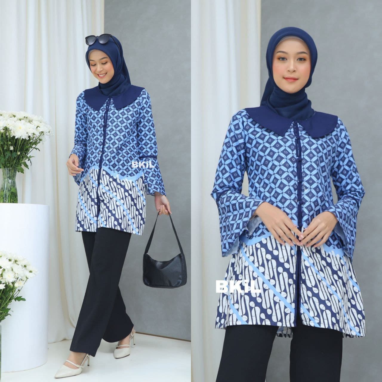 Tunik Batik Wanita Modern Tunik Batik Wanita Terbaru Kekinian Tunik