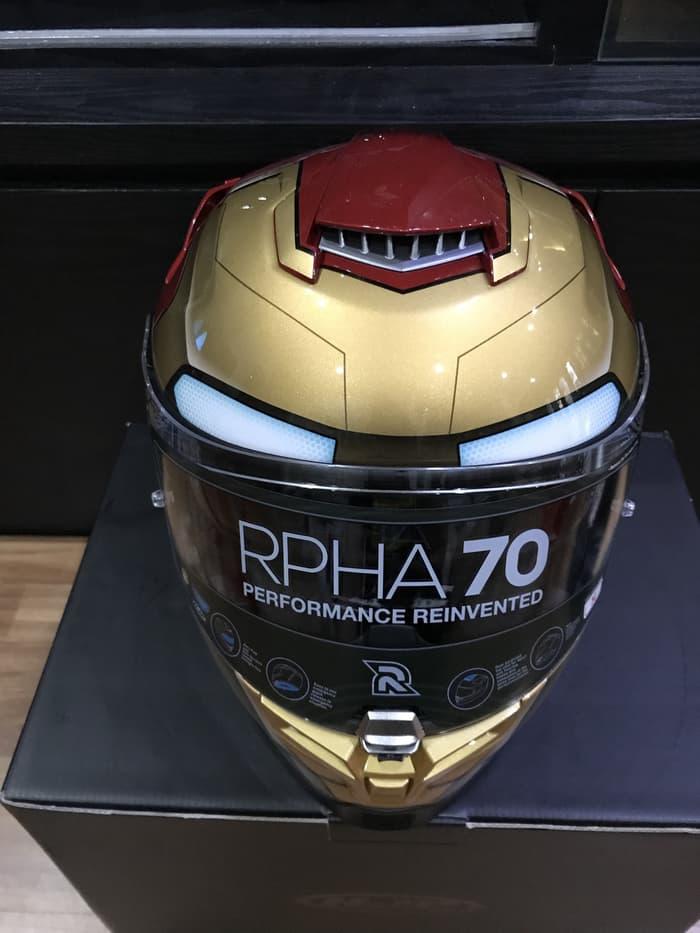 Helm Hjc Rpha 70 Iron man