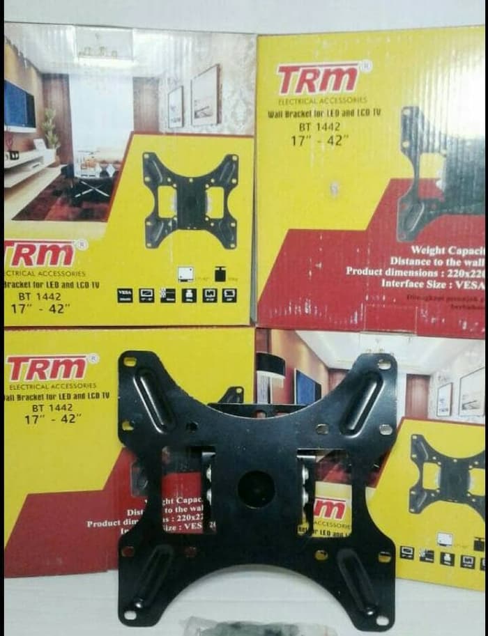 braket breket bracket kupu kupu asli TRM universal 17 42 inch