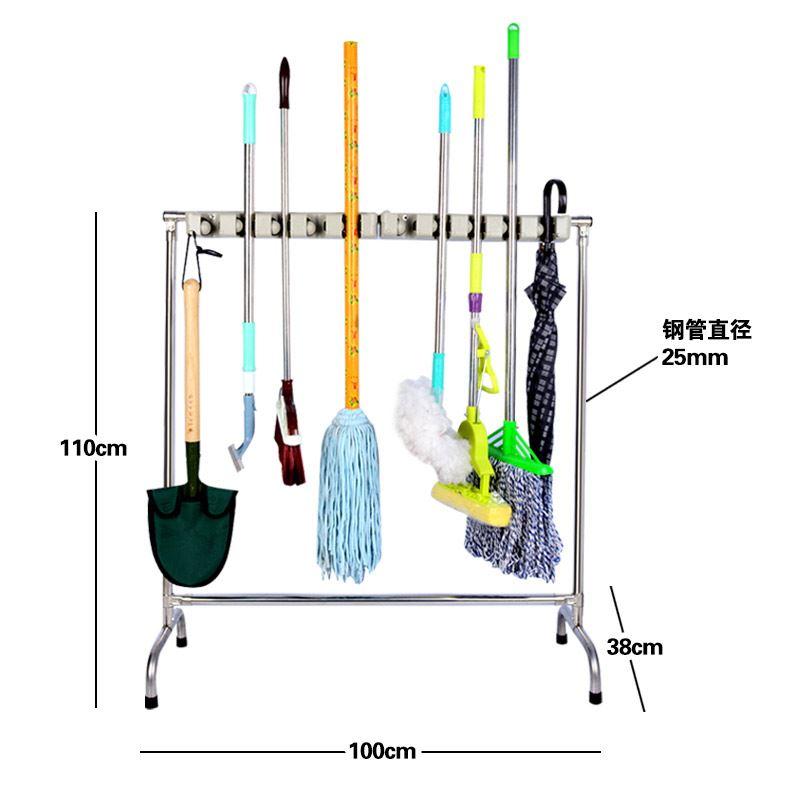 Móc Khóa Thép Không Rỉ Đặt Chổi Lau Sàn Giá Tiếp Đất Giá Treo Chổi Lau Nhà Chổi Treo Ban Công Chổi Lau Sàn Bay Thu Nhận Miễn Phí Đục Lỗ