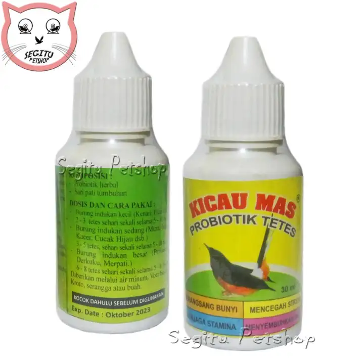 Vitamin Burung Kicau Gacor Murai Kacer Cucok Ijo Ciblek Kenari