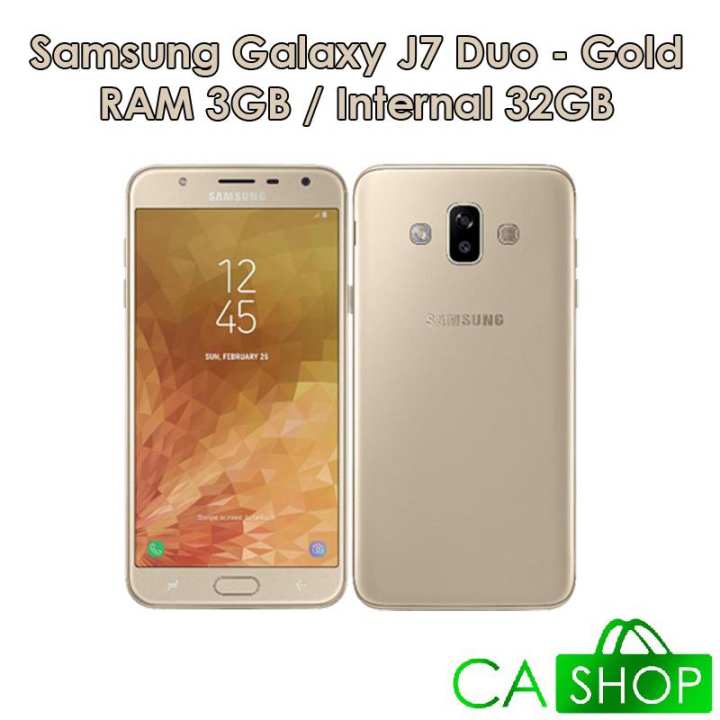 Samsung Galaxy J7 Duo Dual Camera - J720 - 3GB/32GB - Black / Gold / Blue - NEW - Garansi Resmi SEIN