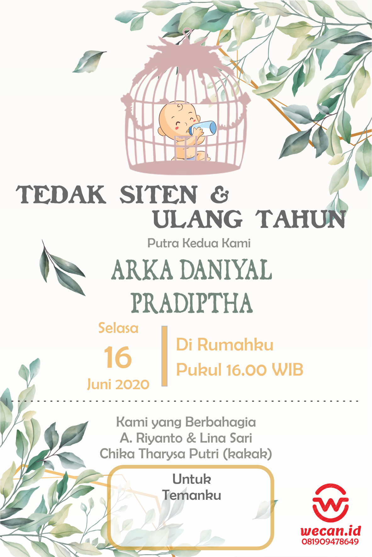 Kata Kata Ucapan Tedak Siten Kata Kata Ucapan Tedak