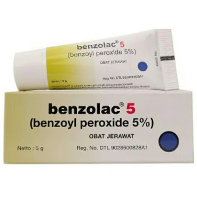 Benzolac 5% 5gr / salep jerawat