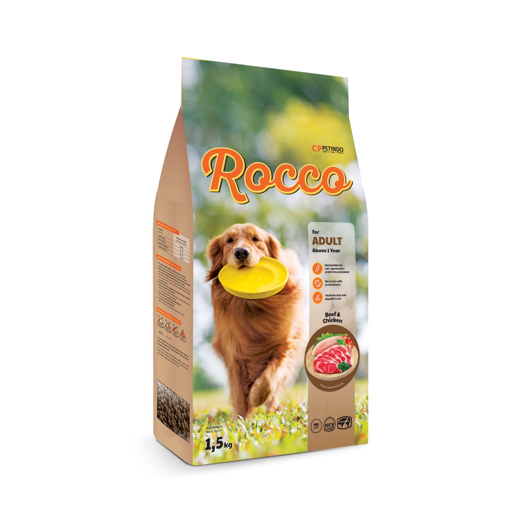 ROCCO Dog Food Makanan Anjing Premium Adult Puppy Dog Food CPPETINDO