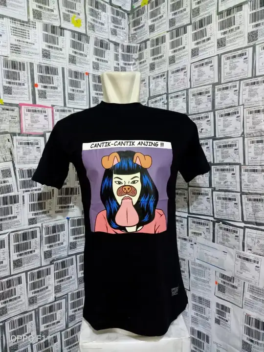Darefan Store Kaos Distro Cantik Cantik Anjing T Shirt Cewek