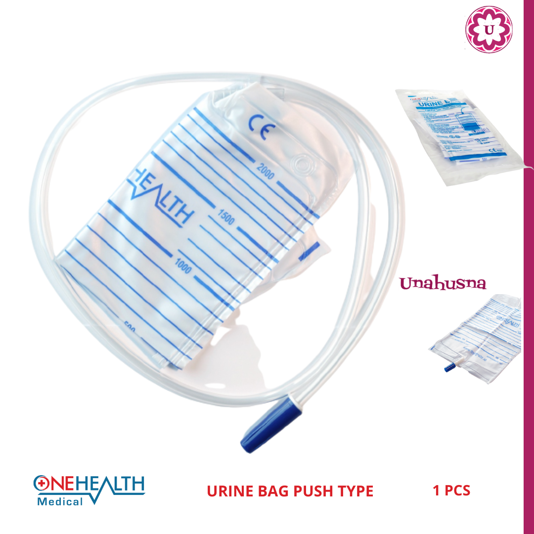 Onehealth Urine Bag Urin Bag Kantong Urin Model Push Pull Urine Bag ...