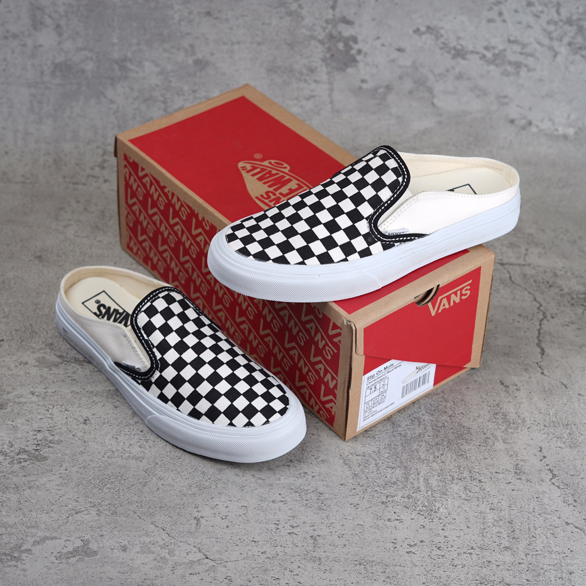 classic slip on mule vans