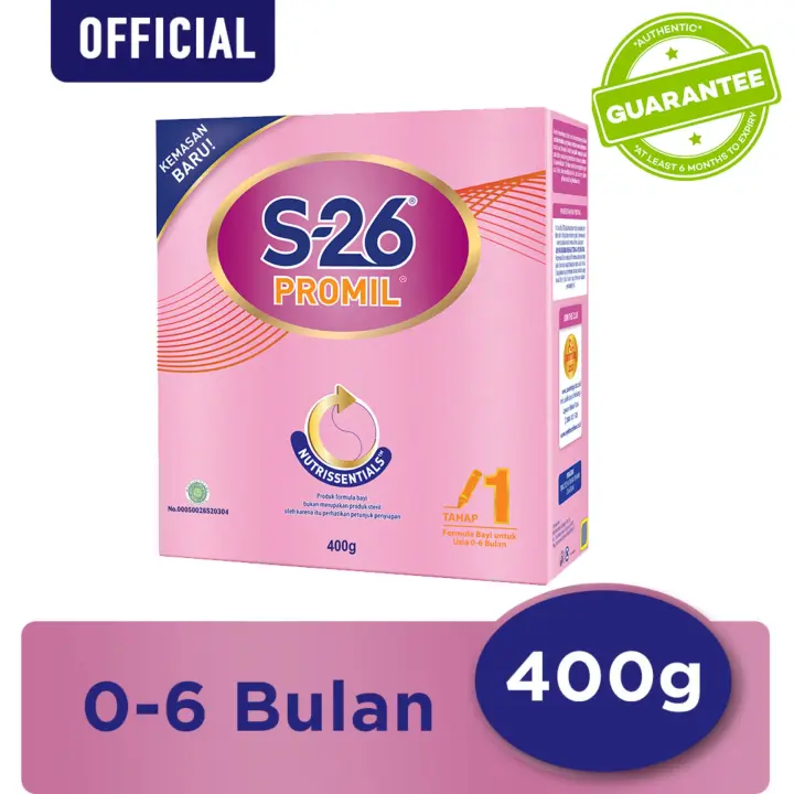 S 26 Promil Tahap 1 Susu Formula Usia 0 6 Bulan Kotak 400gr Lazada Indonesia