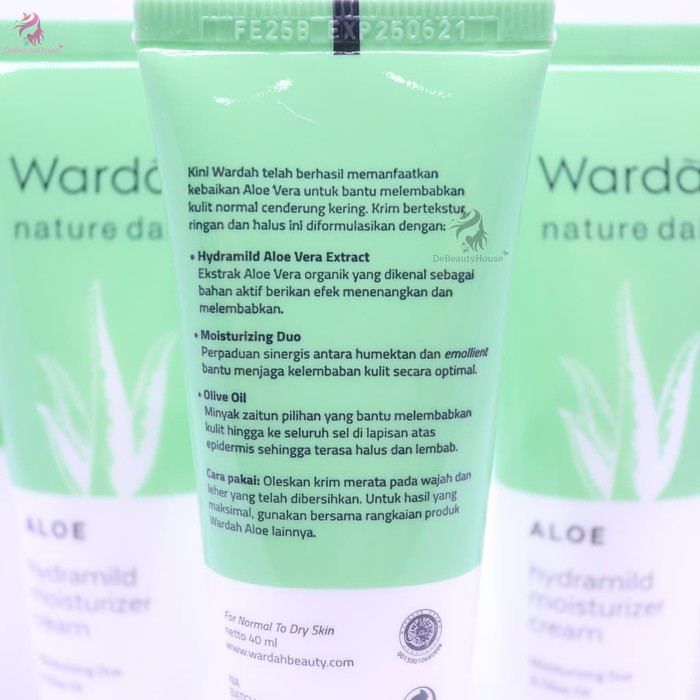 wardah aloe hydramild moisturizing cream