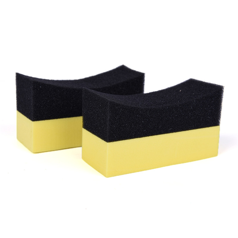 CISWGE Auto Wheels Brush Sponge Tools Applicator Special For Tire Hub Cleaning