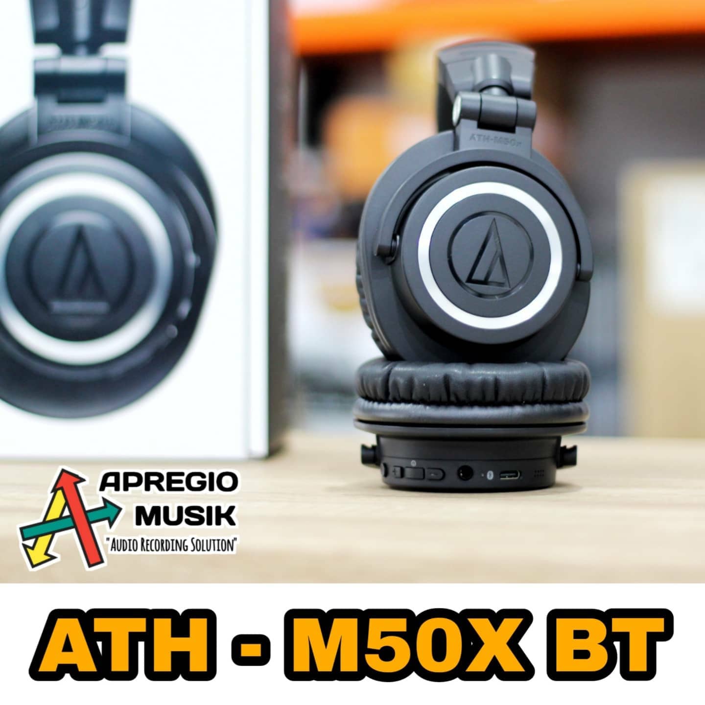 Audio Technica ATH M50XBT / M50X BT2 GEN 2 Wireless Over-Ear Headphones ...