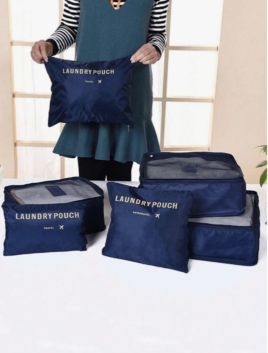 Tas Travel Bag Laundry Organizer Packing Cubes Multi Size PCS