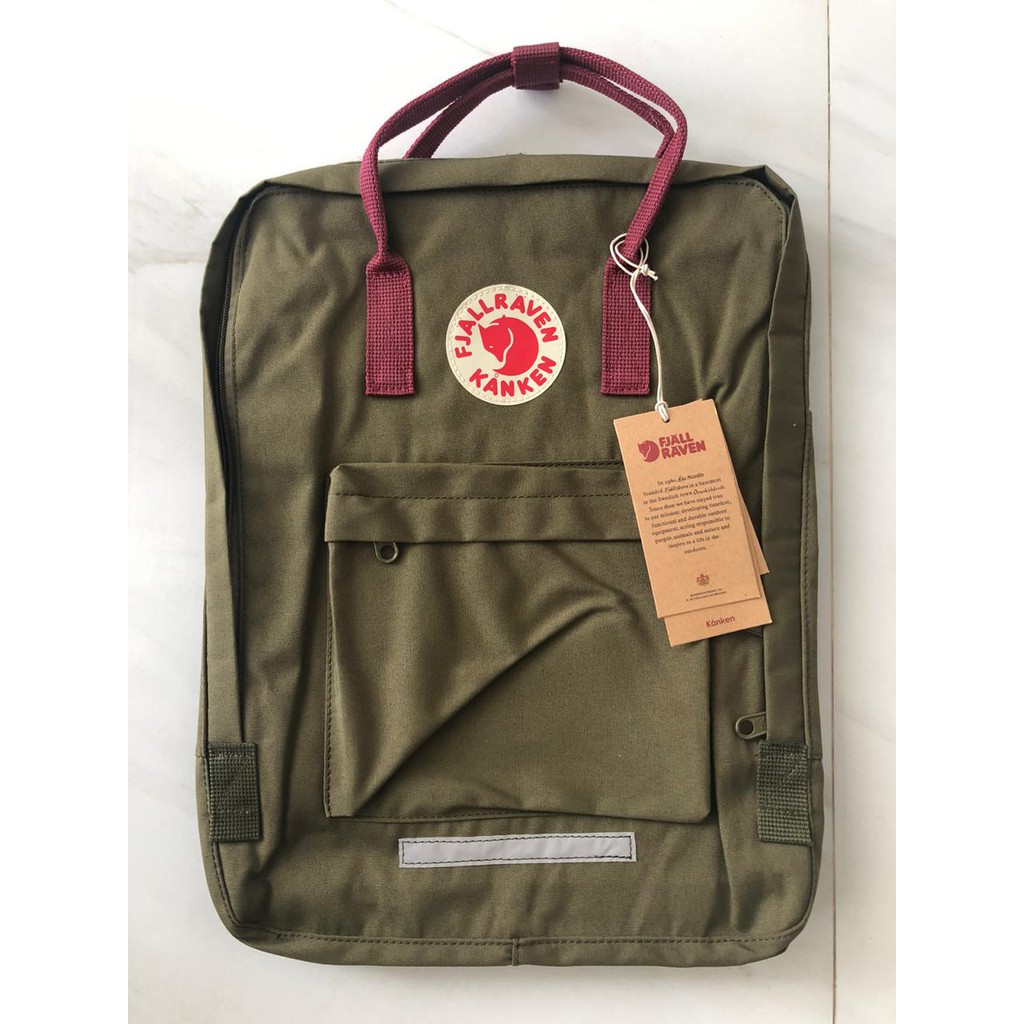 kanken backpack olive green