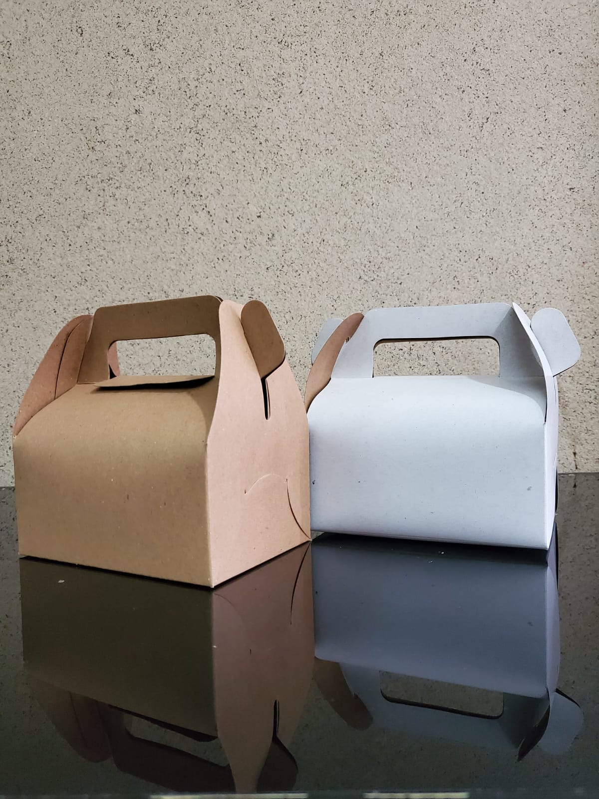 Gable box Kraft Back/ Box snack / Kotak kue coklat putih | Lazada Indonesia