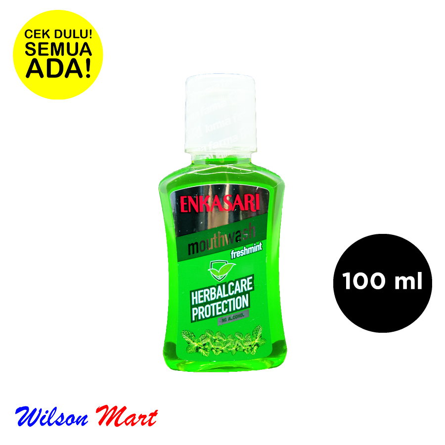ENKASARI MOUTHWASH FRESHMINT HIJAU 100 ML