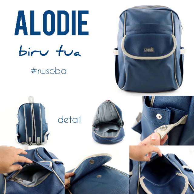 *TAS RANSEL B ALODIE RUMAH WARNA* | Lazada Indonesia