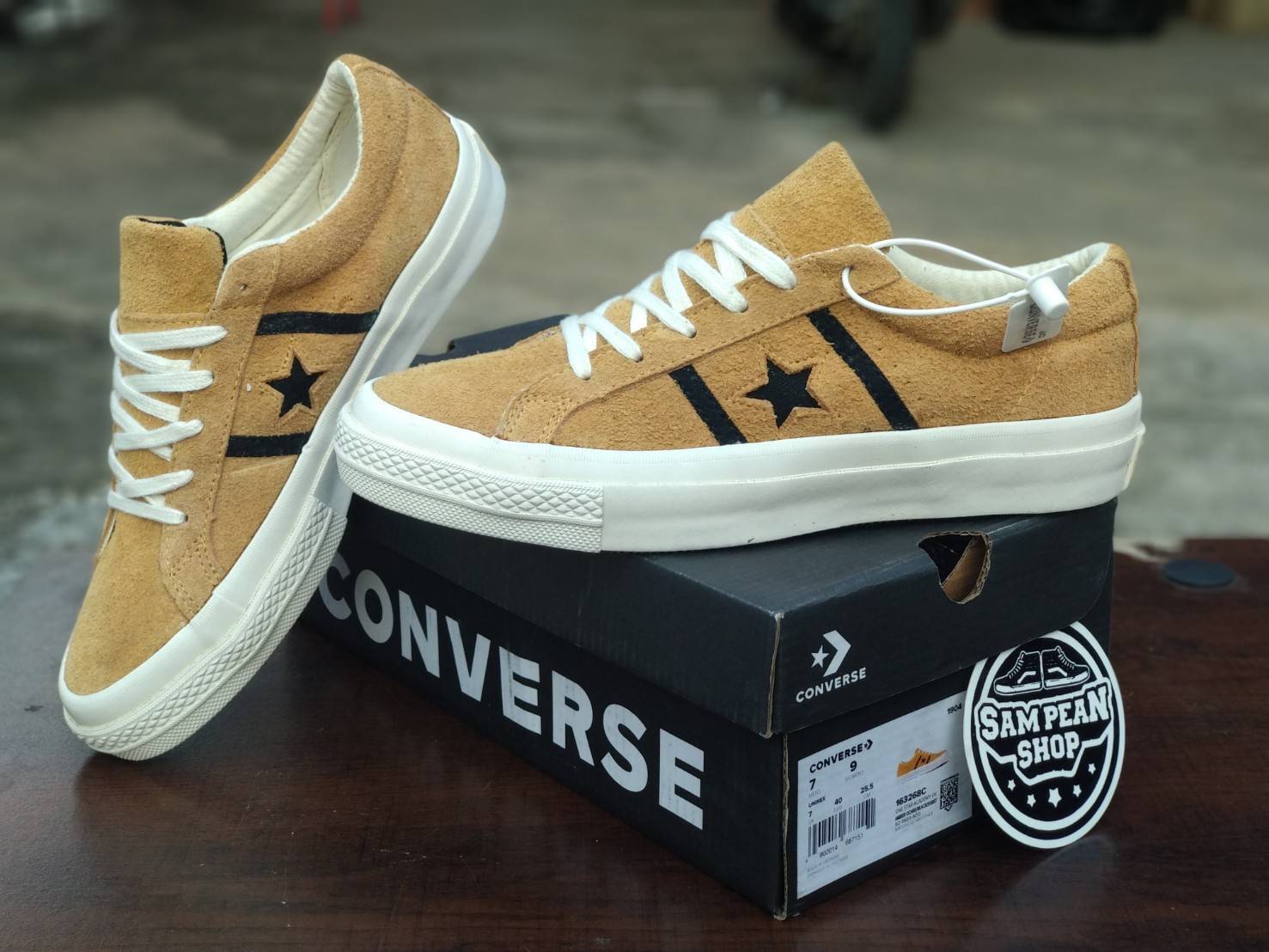 brown one star converse