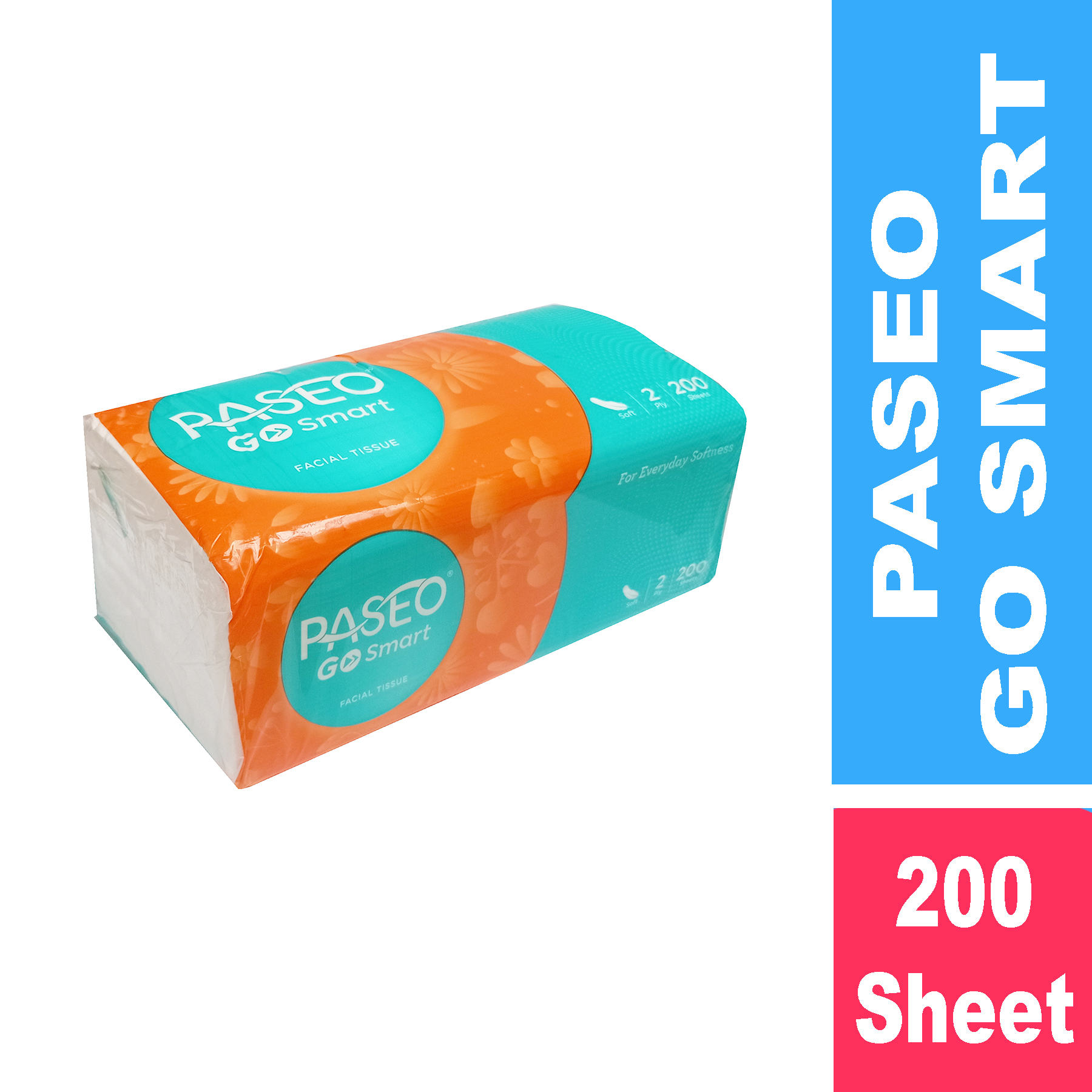 Tissue Facial PASEO Go Smart 200 Sheets 2 Ply VJM Shop Lazada Indonesia